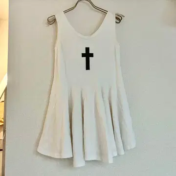 NADIA 슬리브리스 미니 원피스 Y2K