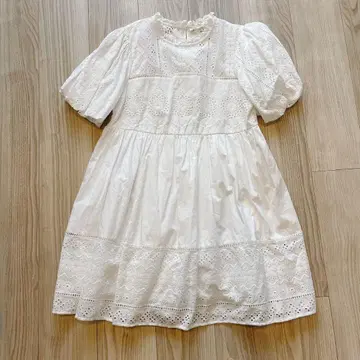 Anthropologie / 코튼 레이스 원피스