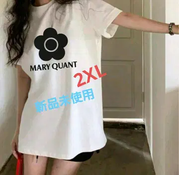 미사용 새상품 MARYQUANT 플라워 티셔츠