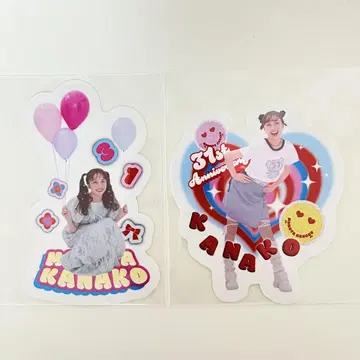 모모타 모모타 나나미 벌스데이 복권 스티커 2장 세트