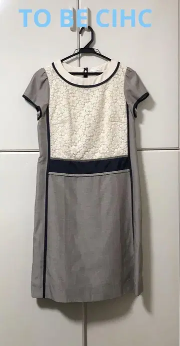 새상품급 TO BE CHIC 플라워 레이스 원피스 사이즈 42