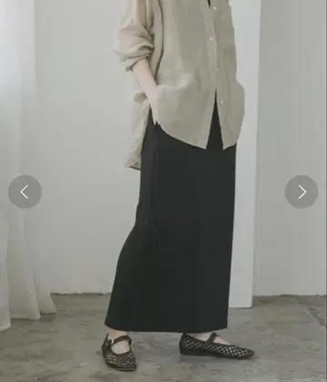 어반 리서치 MADE IN JAPAN 스트레치 스트레이트 스커트