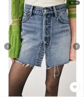 MOUSSY DENIM BELT 스커트