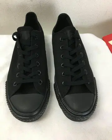 컨버스 새상품 박스 포함 올스타 CANVAS ASJ OX BLKMONO