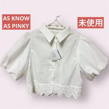 AS KNOW AS PINKY 아즈노아즈 핑키 벌룬 슬리브 셔츠