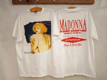 XL Madonna Blond Ambition 티셔츠 마돈나