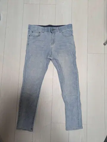 어드밴스 워싱 데님 롱 팬츠