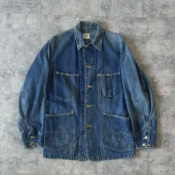 70s USA제 Lee 91-j 데님 커버올 명작 빈티지