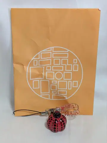 쿠사마 야요이 스트랩 호박 빨간색 레드