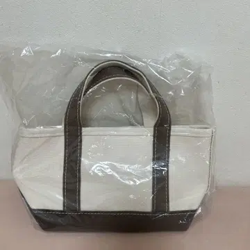 L.L.Bean 미니 토트백 아이보리/브라운
