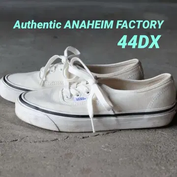새상품급 VANS authentic 44DX 애너하임 화이트 23cm