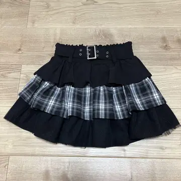 아베일 majoretty 마키짱 플레어 스커트 블랙 L 사이즈