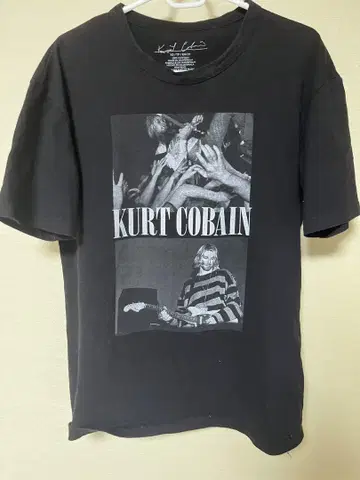 Nirvana Kurt Cobain 밴딩 티셔츠