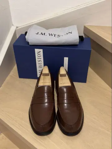 J.M. WESTON 웨스턴 180 탄 브라운 로퍼