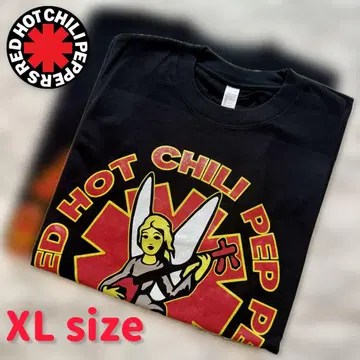 렛치리 밴드 티셔츠 블랙 XL 반팔 티셔츠 밴드