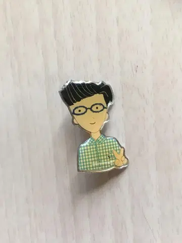 피스한 사람 핀 배지