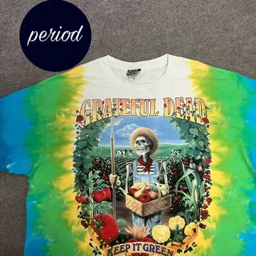 P2176 Grateful Dead 90s 타이다이 밴딩 티셔츠