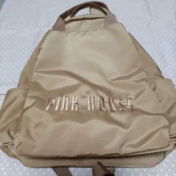 PINK HOUSE 베이지 백팩 2024