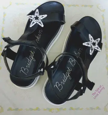 Bridget Birkin 블랙 샌들 23.0