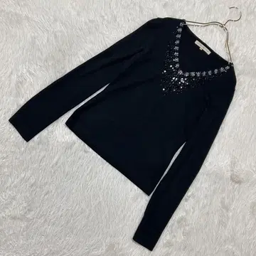 vanilla confusion 비쥬 가디건 블랙 38 고급스러운