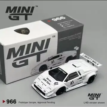 MINI GT 람보르기니 카운터 턱 lbwk 화이트 1/64 미니카