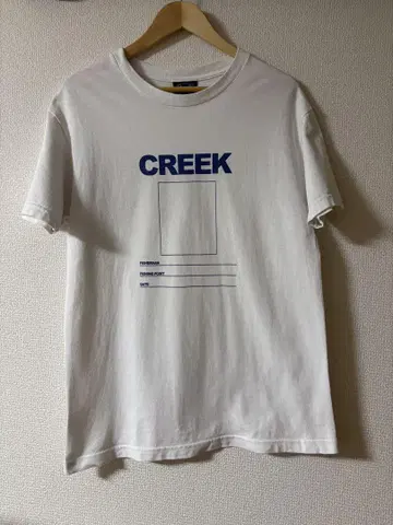 Creek 화이트 티셔츠 M
