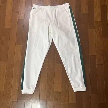 Lacoste 화이트 트랙 팬츠