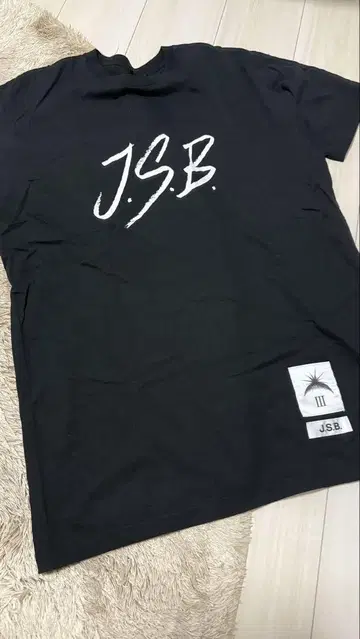 J.S.B. 프린트 티셔츠 XL 블랙