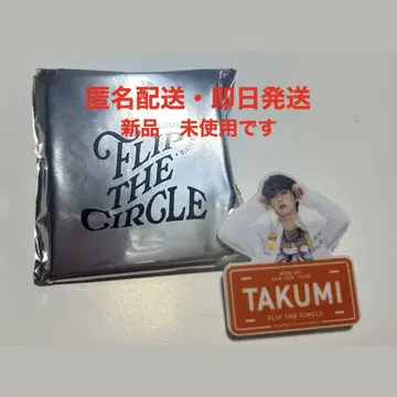 INI FLIP THE CIRCLE 팬 콘 오자키 타쿠미 명찰