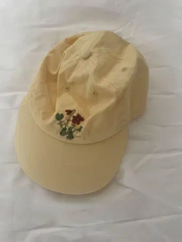미쓰마타 산장 도서관 꽃 자수 캡