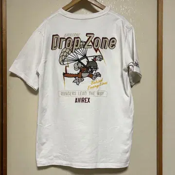 AVIREX 아비렉스 Drop Zone 드롭 존 티셔츠 XL