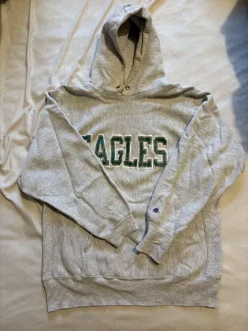 챔피온 리버스 위브 EAGLES 후드티 90s