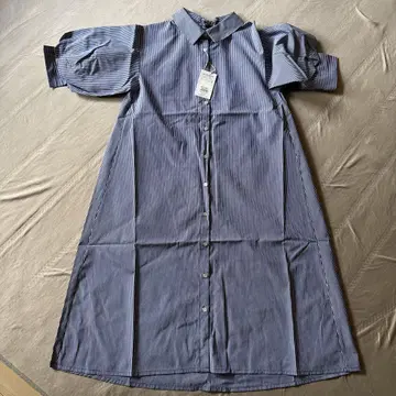 OLIVE des OLIVE 스트라이프 셔츠 원피스 F
