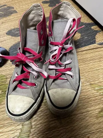 CONVERSE ALL STAR 그레이/핑크 하이컷