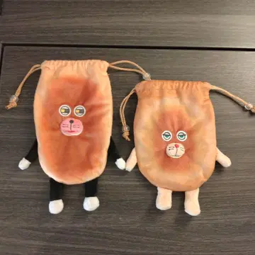 빵 도둑 봉제 인형 복조리 2개 세트