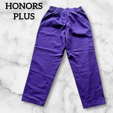 HONORS PLUS 보라색 캐주얼 팬츠 하의 퍼플