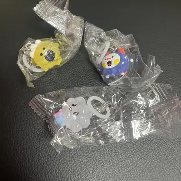 TRUZ 가챠가챠 메지루시 참 WOOPY PODONG SOM 세트