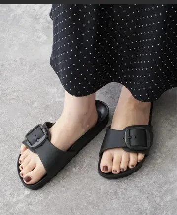BIRKENSTOCK MADRID BIG BUCKLE EVA 블랙
