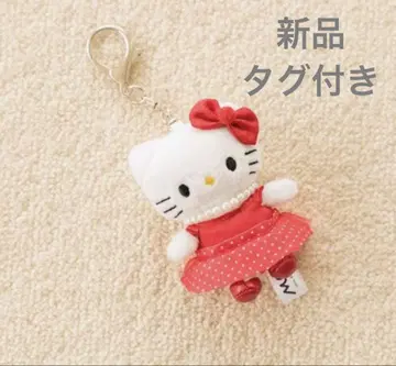 택 포함 새상품 로리즈팜 Me% 토이 키링 헬로키티