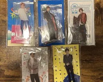 SixTONES 교모토 타이가 아크릴 스탠드 5개 세트