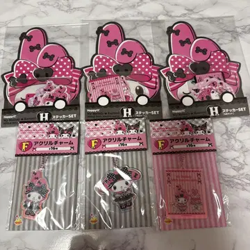 마이멜로디 복권 스티커 아크릴 참