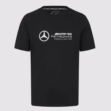 메르세데스 AMG 페트로나스 라지 로고 티셔츠 M 사이즈 블랙 새상품