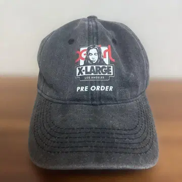 X-LARGE 캡 그레이