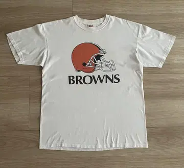 NFL BROWNS 클리브랜드 브라운스 티셔츠 구제 의류 빈티지