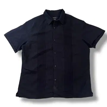 90s CLAIBORNE 레이온 셔츠 블랙 구제 의류 반팔 L 자수