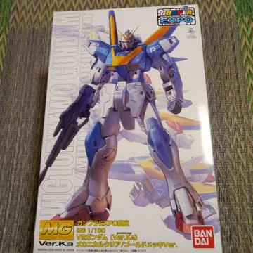 MG 1/100 V2 건담 메카니컬 클리어/골드 도금 Ver.