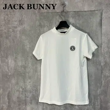 JACK BUNNY 백 스타일 라인 로고 에어로 프라임 반팔 모크 셔츠