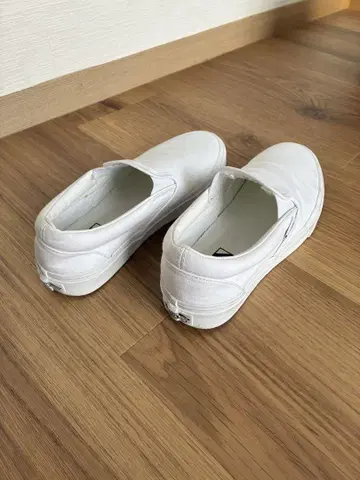 VANS 화이트 슬립온 7.0