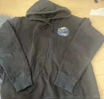 Billabong 블랙 후드 부착 후드티