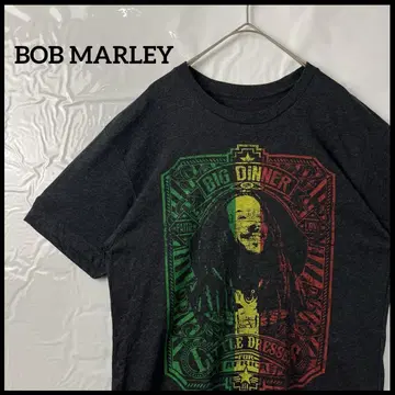 밴딩 티셔츠 BobMarley 밥 말리 블랙 검정 빈티지 구제 의류